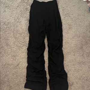 Athletic Black Lululemon Dance Studio Joggers Wide Leg Pants